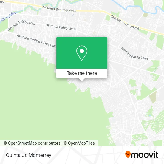 Quinta Jr map
