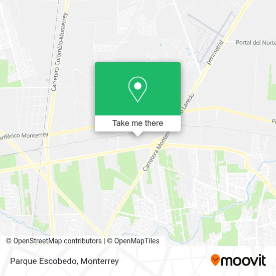 Parque Escobedo map