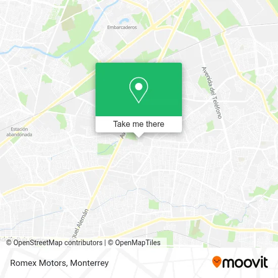 Romex Motors map