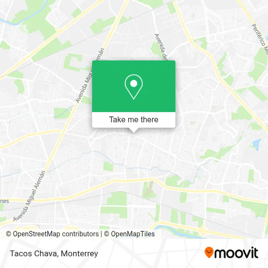 Tacos Chava map