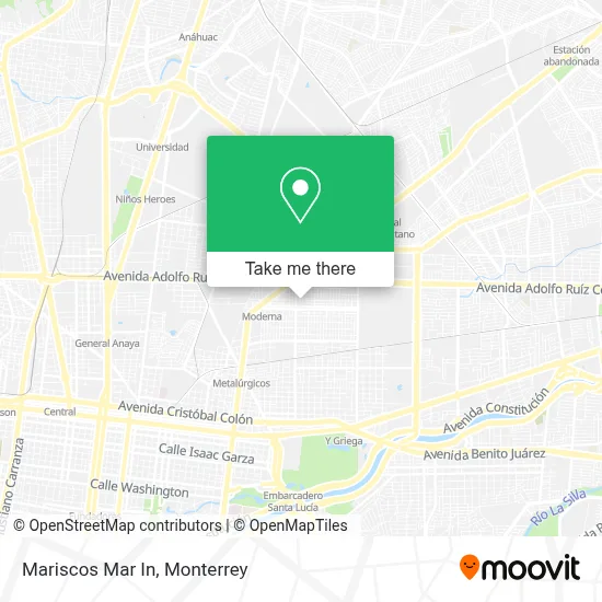 Mariscos Mar In map