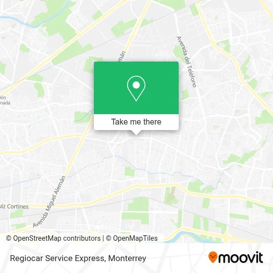 Regiocar Service Express map