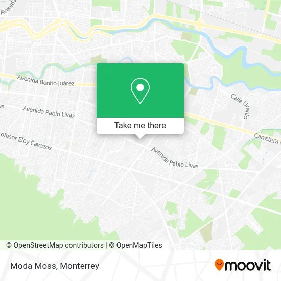 Moda Moss map