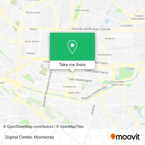 Centro Digital map