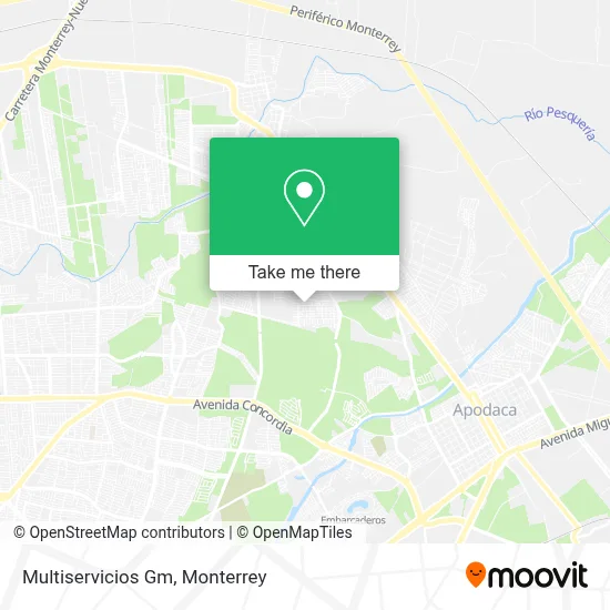 Multiservicios Gm map