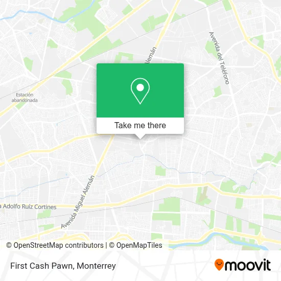 First Cash Pawn map