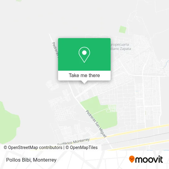 Pollos Bibi map