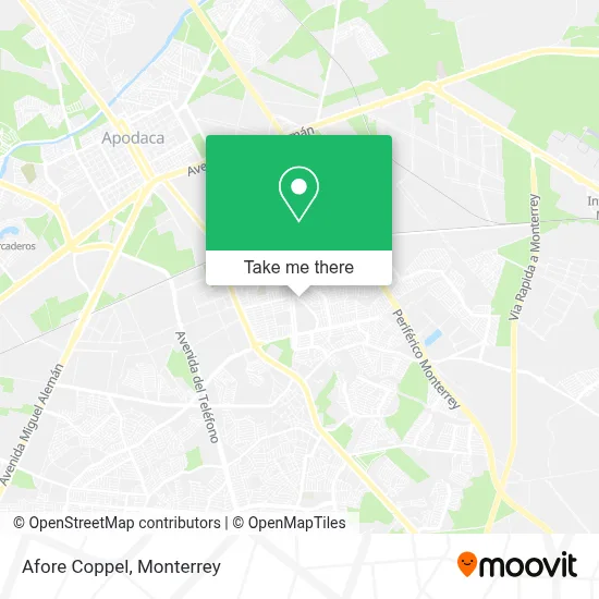 Afore Coppel map