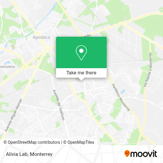 Alivia Lab map