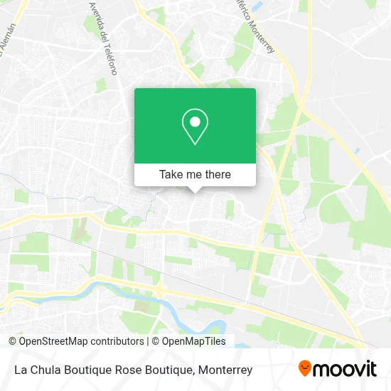 La Chula Boutique Rose Boutique map
