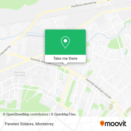 Paneles Solares map