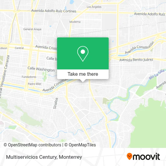 Multiservicios Century map