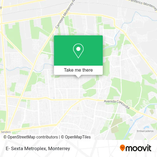 E- Sexta Metroplex map