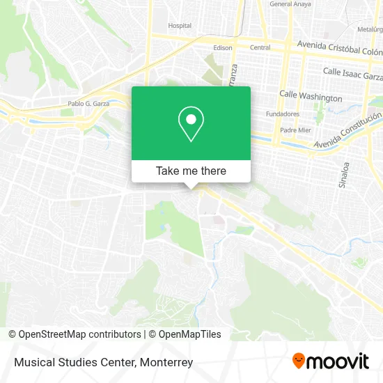 Musical Studies Center map