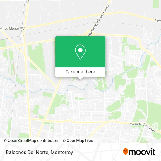 Balcones Del Norte map