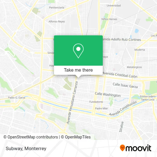 Sub Way map