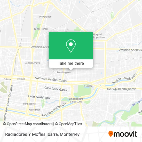 Radiadores Y Mofles Ibarra map