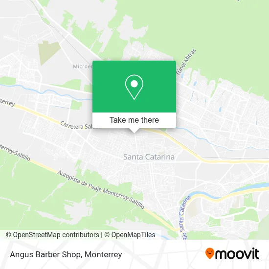 Angus Barber Shop map