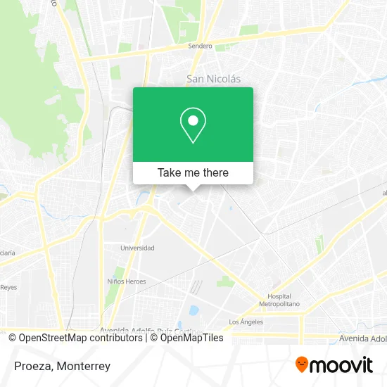 Proeza map