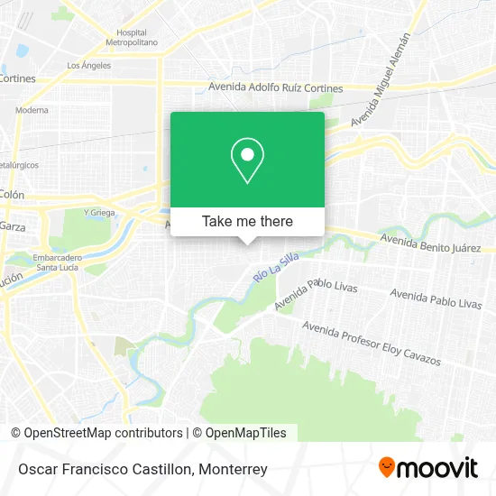 Oscar Francisco Castillon map