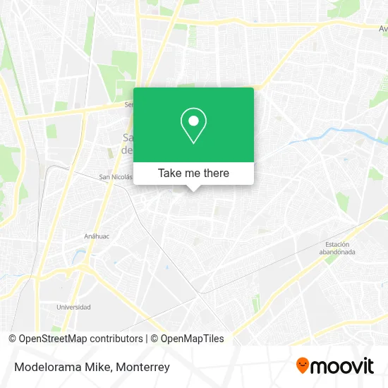 Modelorama Mike map