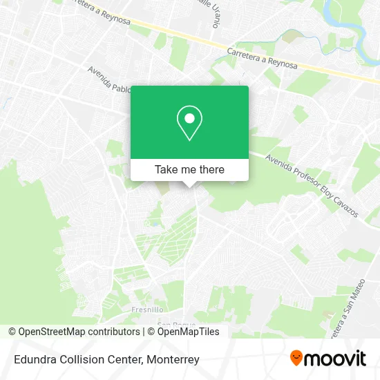 Edundra Collision Center map