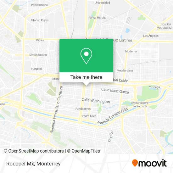 Rococel Mx map