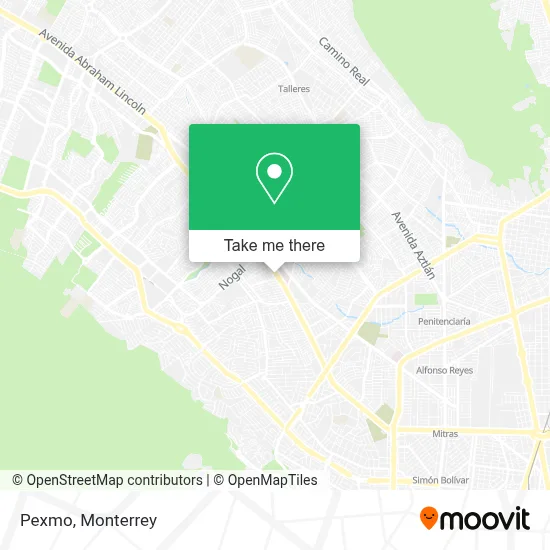 Pexmo map