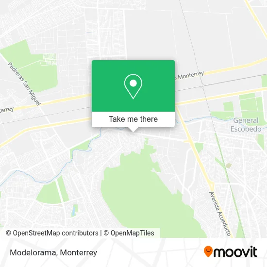 Modelorama map