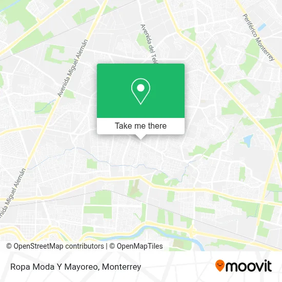 Ropa Moda Y Mayoreo map