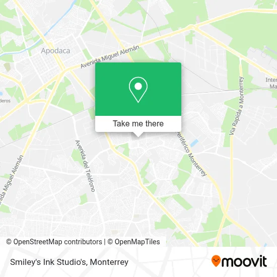 Smiley's Ink Studio's map