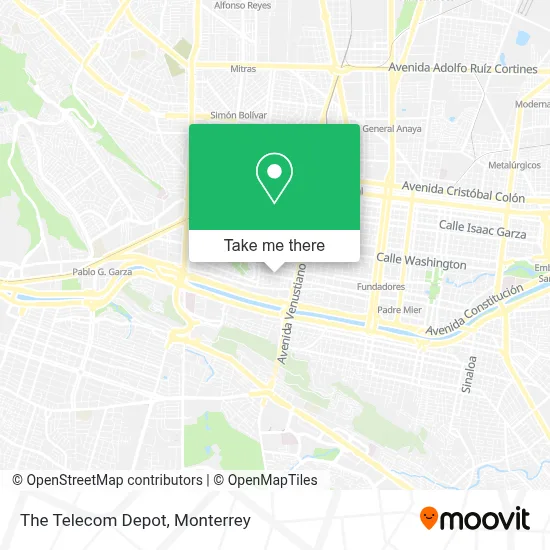 The Telecom Depot map