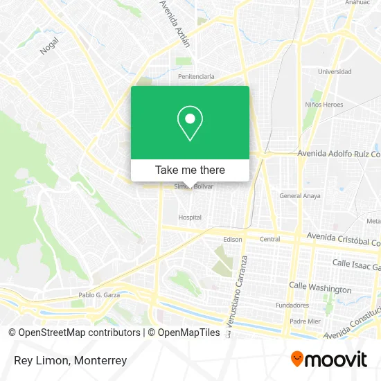 Rey Limon map