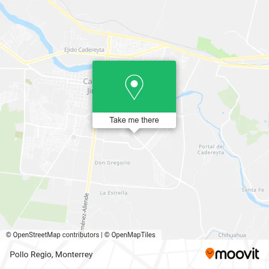 Pollo Regio map