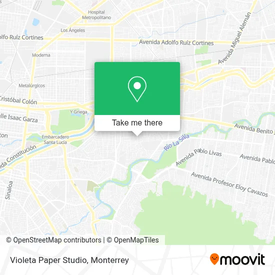 Violeta Paper Studio map