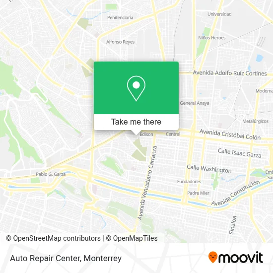 Auto Repair Center map