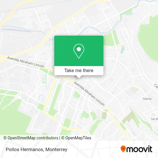 Pollos Hermanos map