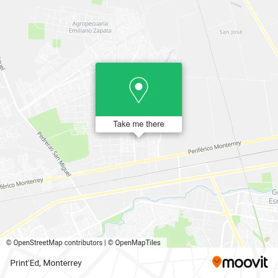 Print'Ed map