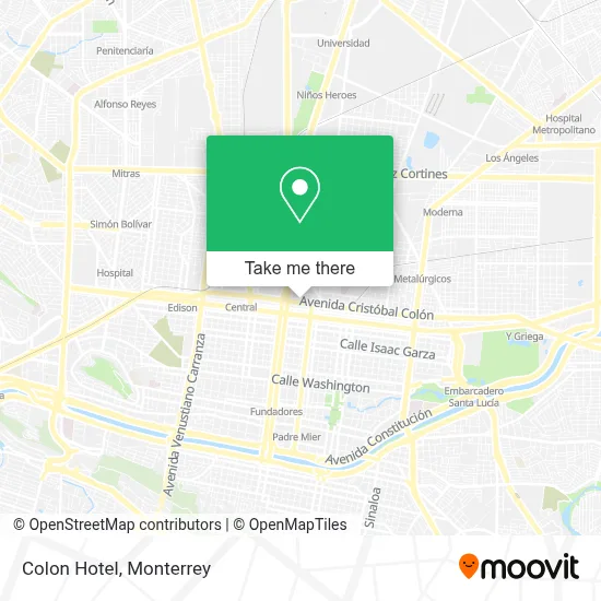 Hotel Colon map