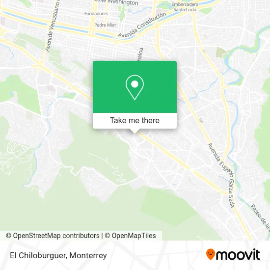 El Chiloburguer map
