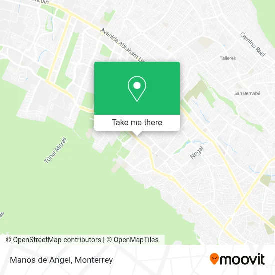 Manos de Angel map
