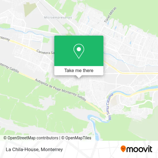 La Chila-House map