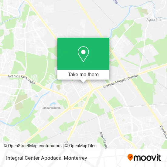 Integral Center Apodaca map