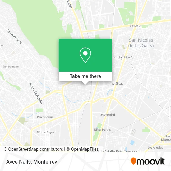 Avce Nails map