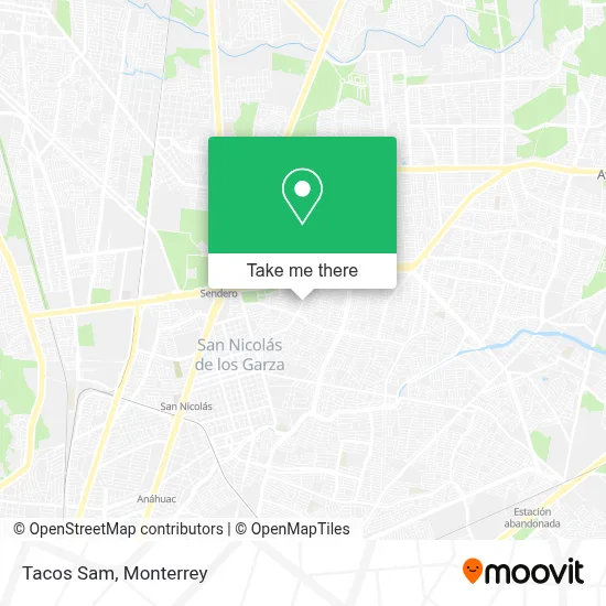 Tacos Sam map