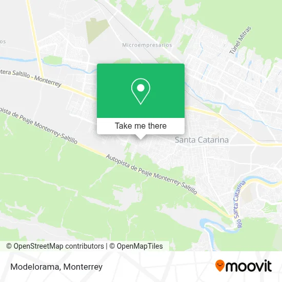 Modelorama map