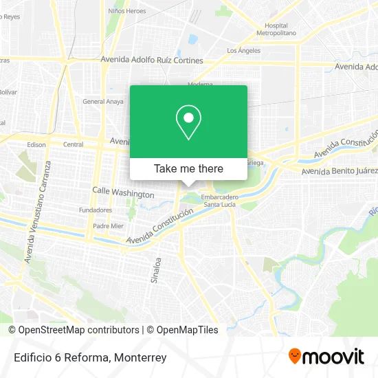 Edificio 6 Reforma map
