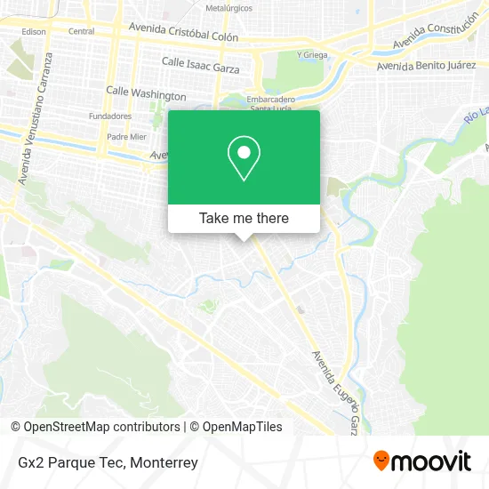 Gx2 Parque Tec map