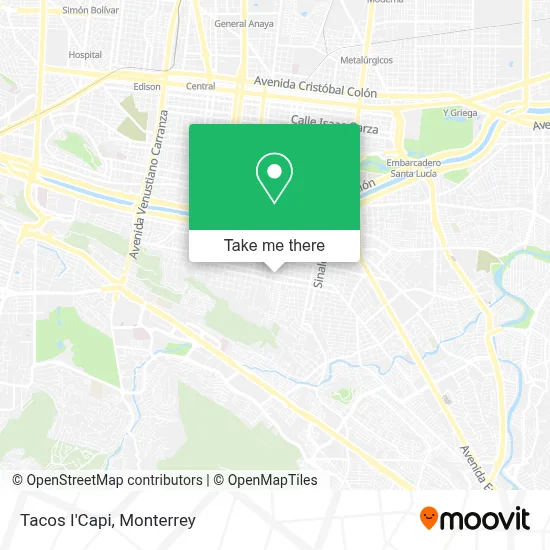 Tacos I'Capi map