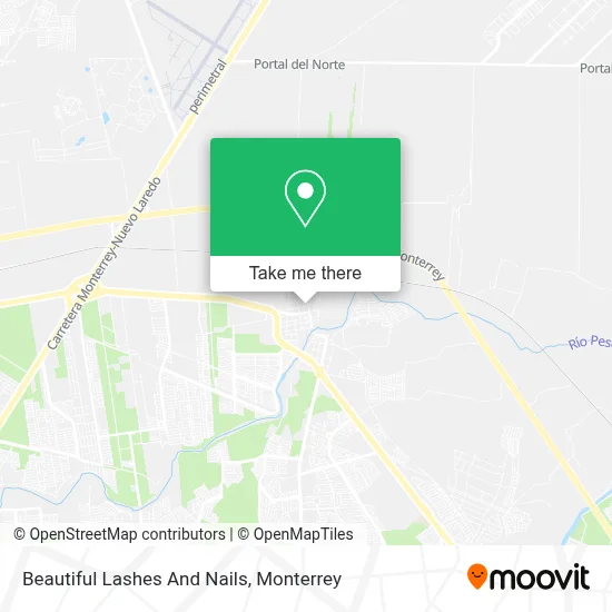 Beautiful Lashes And Nails map